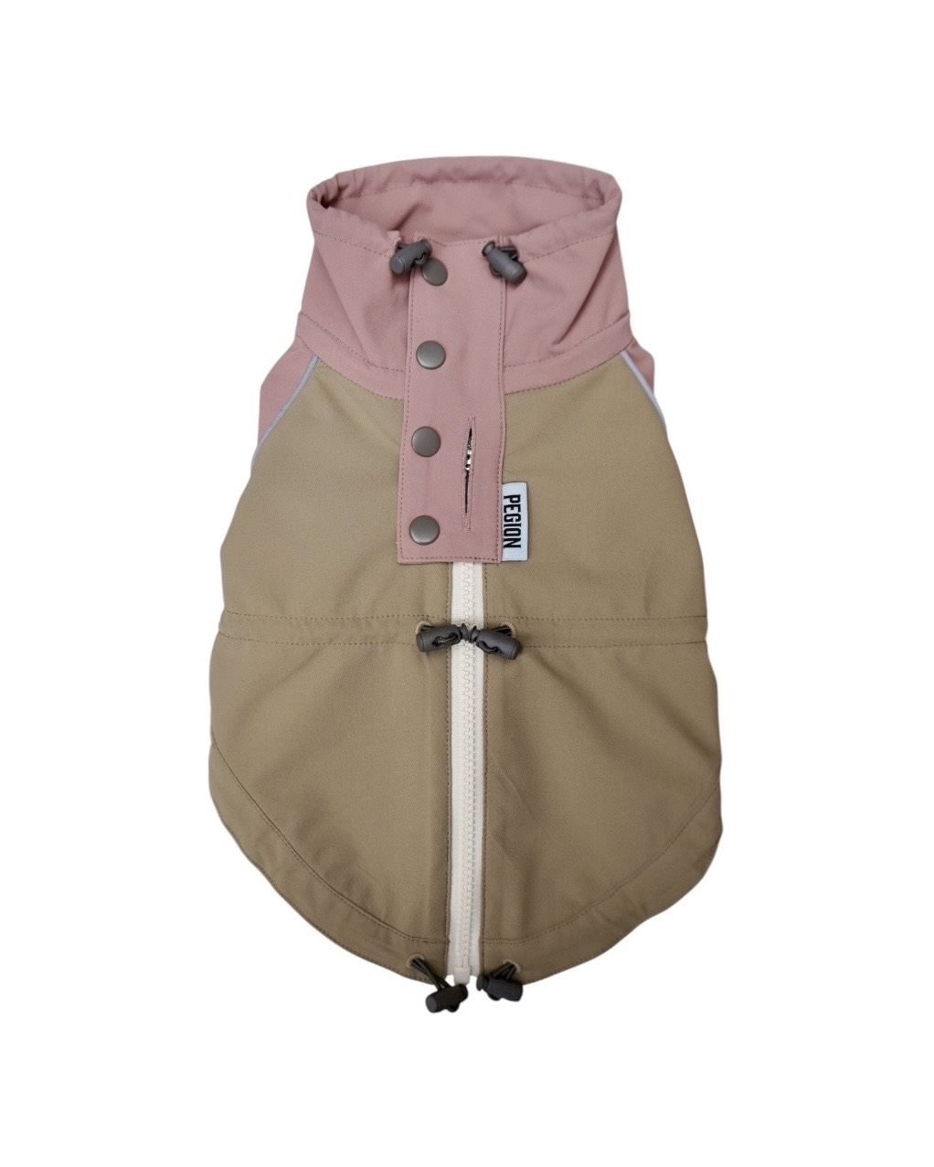BACK-ZIP BLOUSON BEIGE/PINKの背面